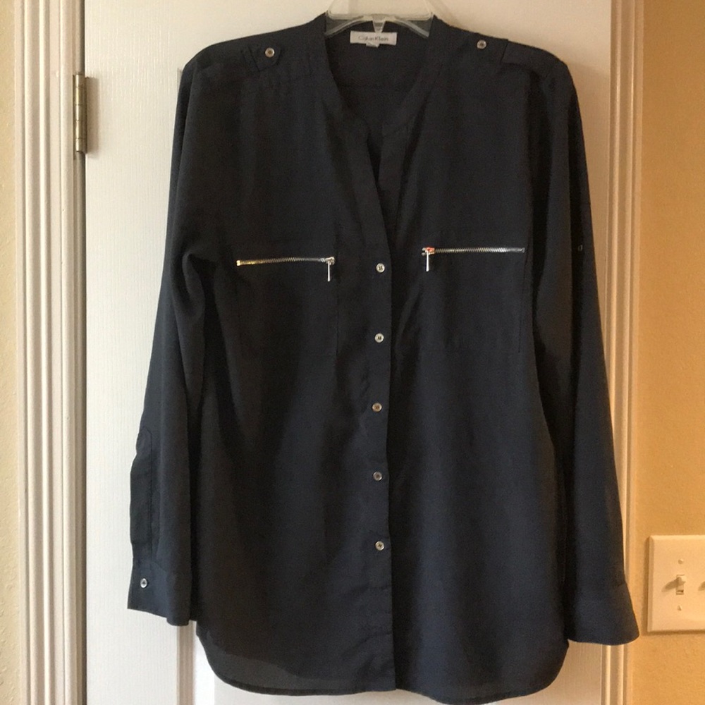 Grey Calvin Klein shirt